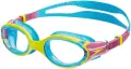 Окуляри для плавання дитячі Speedo BIOFUSE 2.0 JU жовто-рожево-блакитні 8-00336317601