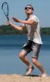 Набір для швидкісного бадмінтону Talbot SPEED BADMINTON SET SPEED 6600 (2 ракетки, 6 воланів, 8 конусів, чохол) чорно-синій 490116