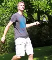 Набір для швидкісного бадмінтону Talbot SPEEDBADMINTON SET SPEED 4400 (2 ракетки, 3 волана та чохол) чорно-жовтий 490114