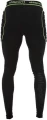 Термобелье лосины с защитой для вратаря Uhlsport BIONIKFRAME LONGTIGHT черно-желтые 1005637 01