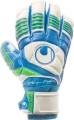 Вратарские перчатки Uhlsport ELIMINATOR AQUASOFT RF сине-бело-зеленые 1000545 01