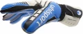 Вратарские перчатки Uhlsport ELIMINATOR SUPERSOFT бело-черно-голубые 1000168 01