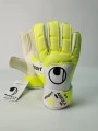 Вратарские перчатки Uhlsport PURE ALLIANCE STARTER SOFT AREOLA#293 бело-желто-черные 1011173 01 2020