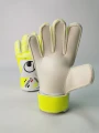 Вратарские перчатки Uhlsport PURE ALLIANCE STARTER SOFT AREOLA#293 бело-желто-черные 1011173 01 2020