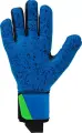 Воротарські рукавиці Uhlsport AQUAGRIP HN синьо-салатово-білі 1011339 01