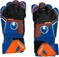 Воротарські рукавиці Uhlsport POWERLINE SOFT PRO синьо-оранжево-білі 1011311 01 1060