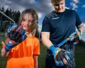 Воротарські рукавиці Uhlsport POWERLINE SOFT PRO синьо-оранжево-білі 1011311 01 1060