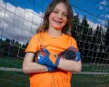 Воротарські рукавиці Uhlsport POWERLINE SOFT PRO синьо-оранжево-білі 1011311 01 1060