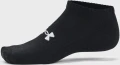 Носки Under Armour CORE NO SHOW 3PK бело-серо-черные (3 пары) 1363241-003