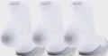 Носки Under Armour HEATGEAR LOW CUT 3PK белые (3 пары) 1346753-100