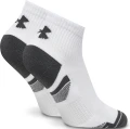 Носки Under Armour PERFORMANCE TECH 3PK QTR бело-серо-черные (3 пары) 1379510-011
