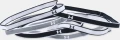 Повязка на голову женская Under Armour MINI HEADBANDS (6PK) черно-серо-белые (6 штук) 1286016-005