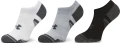 Шкарпетки Under Armour PERFORMANCE TECH 3PK NS чорно-сіро-білі (3 пари) 1379503-011