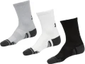 Шкарпетки Under Armour PERFORMANCE TECH 3PK CREW чорно-сіро-білі (3 пари) 1379512-011