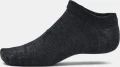 Носки Under Armour ESSENTIAL NO SHOW 3PK черные (3 пары) 1382623-001