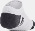 Носки Under Armour PERFORMANCE COTTON 3PK NO SHOW белые (3 пары) 1379526-100