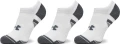 Шкарпетки Under Armour PERFORMANCE TECH 3PK NS біло-темно-сірі (3 пари) 1379503-100