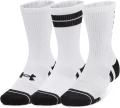 Носки Under Armour PERFORMANCE TECH 3PK CREW SOCKS белые (3 пары) 1379515-101