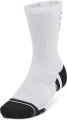 Носки Under Armour PERFORMANCE TECH 3PK CREW SOCKS белые (3 пары) 1379515-101