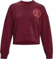 Свитшот женский Under Armour PROJECT ROCK FLEECE бордовый 1370546-626