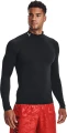 Лонгслів компресійний Under Armour HEATGEAR MOCK LONG SLEEVE чорний 1369606-001