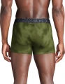 Труси (боксерки) Under Armour PERFORMANCE COTTON 3IN 3-PACK PRINTED BOXERJOCK оливкові, сірі, чорні (3 пари) 1383892-390