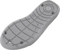 Шльопанці жіночі Under Armour LOCKER IV SLIDES сірі 3027013-100