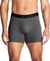 Труси (боксерки) Under Armour PERFORMANCE COTTON 6IN 3-PACK BOXERJOCK сірі, чорні, червоні (3 пари) 1383889-025