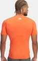 Футболка компрессионная Under Armour HEATGEAR SHORT SLEEVE оранжевая 1361518-847