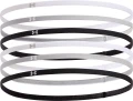 Пов'язки на голову Under Armour MINI ELASTIC 6-PACK HEADBANDS білі, сірі, чорні (6 штук) 1389932-001