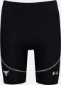 Велосипедки жіночі Under Armour PROJECT ROCK HEATGEAR чорно-сірі 1366005-001
