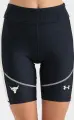 Велосипедки жіночі Under Armour PROJECT ROCK HEATGEAR чорно-сірі 1366005-001