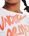 Футболка жіноча Under Armour CHROMA GRAPHIC біло-помаранчева 1366006-100