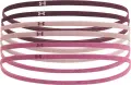 Пов'язки на голову Under Armour MINI ELASTIC 6-PACK HEADBANDS світло-рожеві, рожеві, бордові (6 штук) 1389932-602