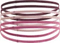 Пов'язки на голову Under Armour MINI ELASTIC 6-PACK HEADBANDS світло-рожеві, рожеві, бордові (6 штук) 1389932-602