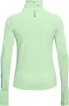 Світшот для бігу жіночий Under Armour EMPOWERED FUNNEL NECK салатовий 1365636-335