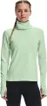 Світшот для бігу жіночий Under Armour EMPOWERED FUNNEL NECK салатовий 1365636-335