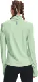 Світшот для бігу жіночий Under Armour EMPOWERED FUNNEL NECK салатовий 1365636-335