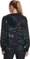 Худи женское Under Armour ARMOUR FLEECE PRINTED черно-сине-красно-белое 1367705-001