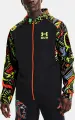 Ветровка Under Armour KEEP RUN WEIRD черно-оранжево-желто-синяя 1365667-001