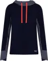 Худі жіноче Under Armour COLDGEAR COZY темно-синьо-сіро-рожеве 1370201-410