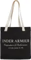 Сумка через плечо женская Under Armour CANVAS TOTE 20L черно-бежевая 6001898-004