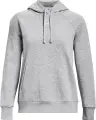 Худи женское Under Armour RIVAL FLEECE серое 1379500-013