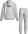 Спортивний костюм жіночий Under Armour UNSTOPPABLE FLEECE сірий 1379842-011&1379846-011