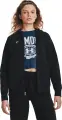 Толстовка жіноча Under Armour RIVAL FLEECE чорна 1379497-001
