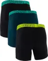 Труси (боксерки) Under Armour PERFORMANCE COTTON 6IN 3-PACK BOXERJOCK чорні, темно-бірюзові (3 штуки) 1383889-007