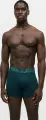Труси (боксерки) Under Armour PERFORMANCE COTTON 6IN 3-PACK BOXERJOCK чорні, темно-бірюзові (3 штуки) 1383889-007