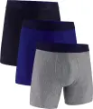 Труси (боксерки) Under Armour PERFORMANCE TECH 6IN 3-PACK BOXERJOCK сірі, темно-сині, чорні (3 штуки) 1383878-400