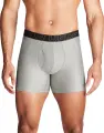 Трусы (боксерки) Under Armour PERFORMANCE TECH 6IN 3-PACK BOXERJOCK серые, черные (3 штуки) 1383878-035