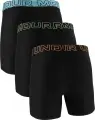 Трусы (боксерки) Under Armour PERFORMANCE TECH 6IN 3-PACK BOXERJOCK черные (3 штуки) 1383878-003
